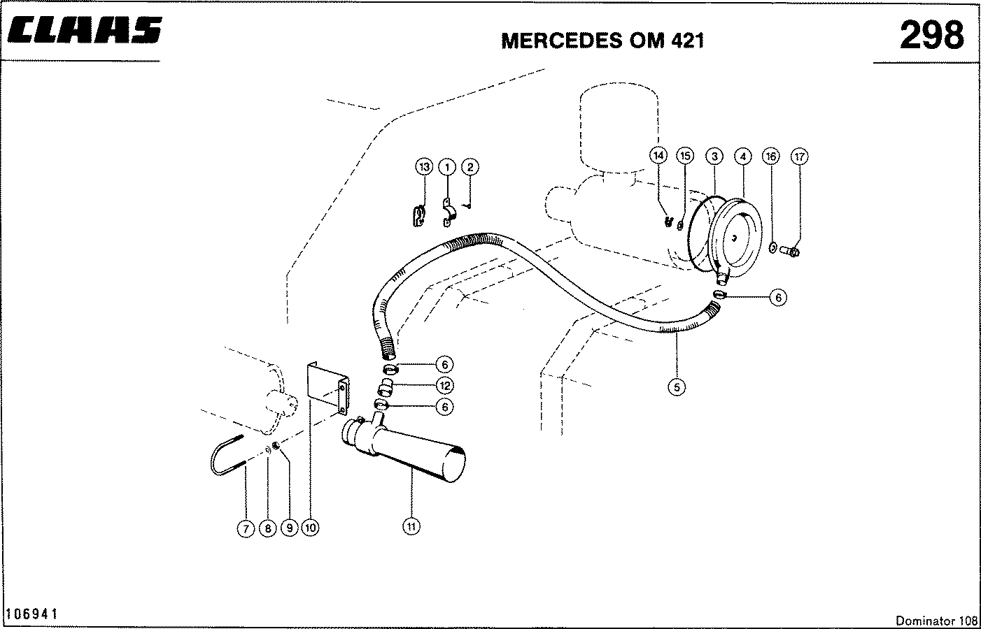 DOMINATOR - MERCEDES OM 421; ВОЗДУШНЫЙ ФИЛЬТР