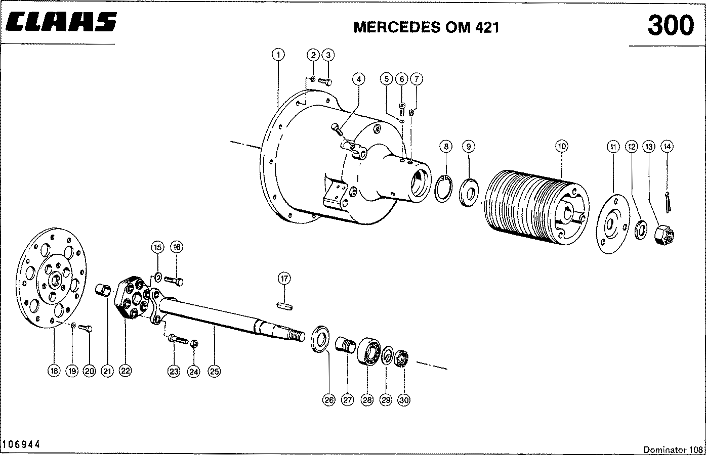 DOMINATOR - MERCEDES OM 421; ОТБОР МОЩНОСТИ