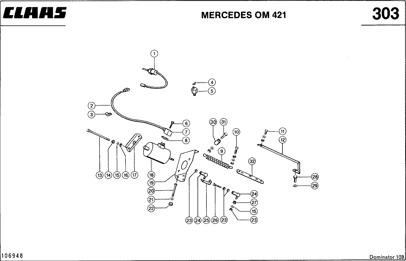 DOMINATOR - MERCEDES OM 421; АВТОМАТ ЗАЩИТЫ ДВИГАТЕЛЯ