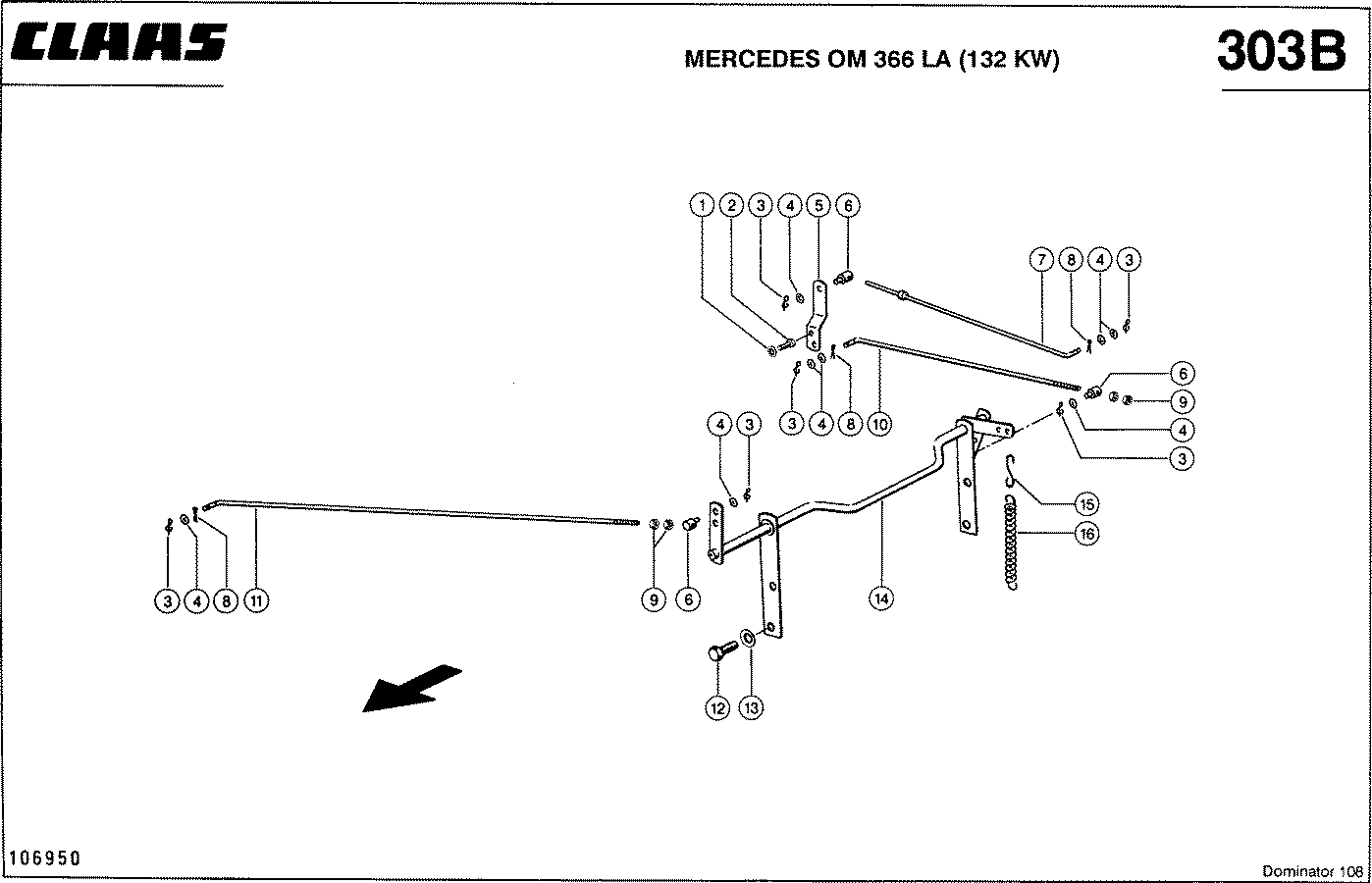 DOMINATOR - MERCEDES OM 366 LA (132 KW); GASGESTAENG