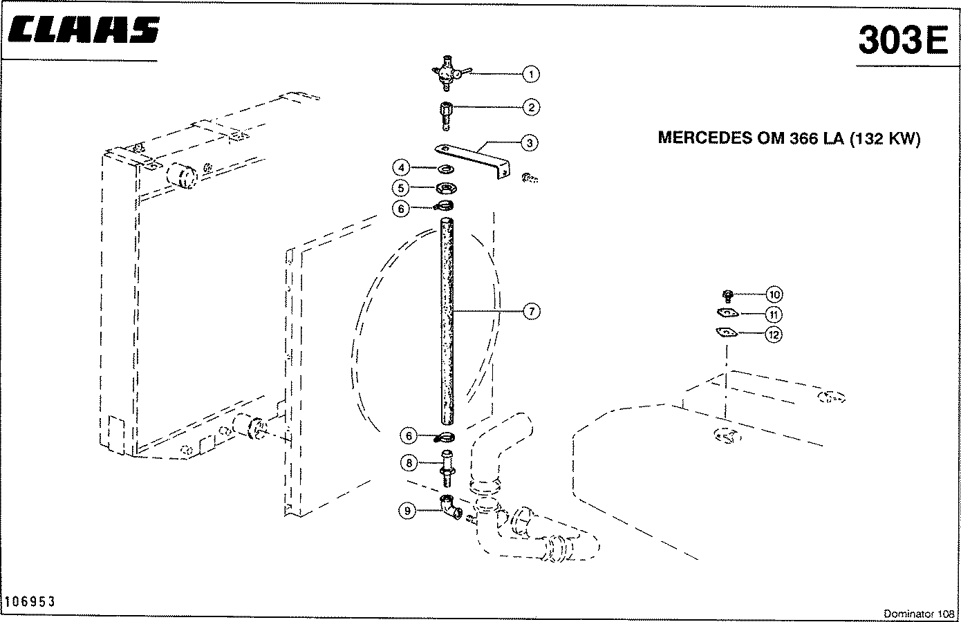 DOMINATOR - MERCEDES OM 366 LA (132 KW); ОТОПЛЕНИЕ