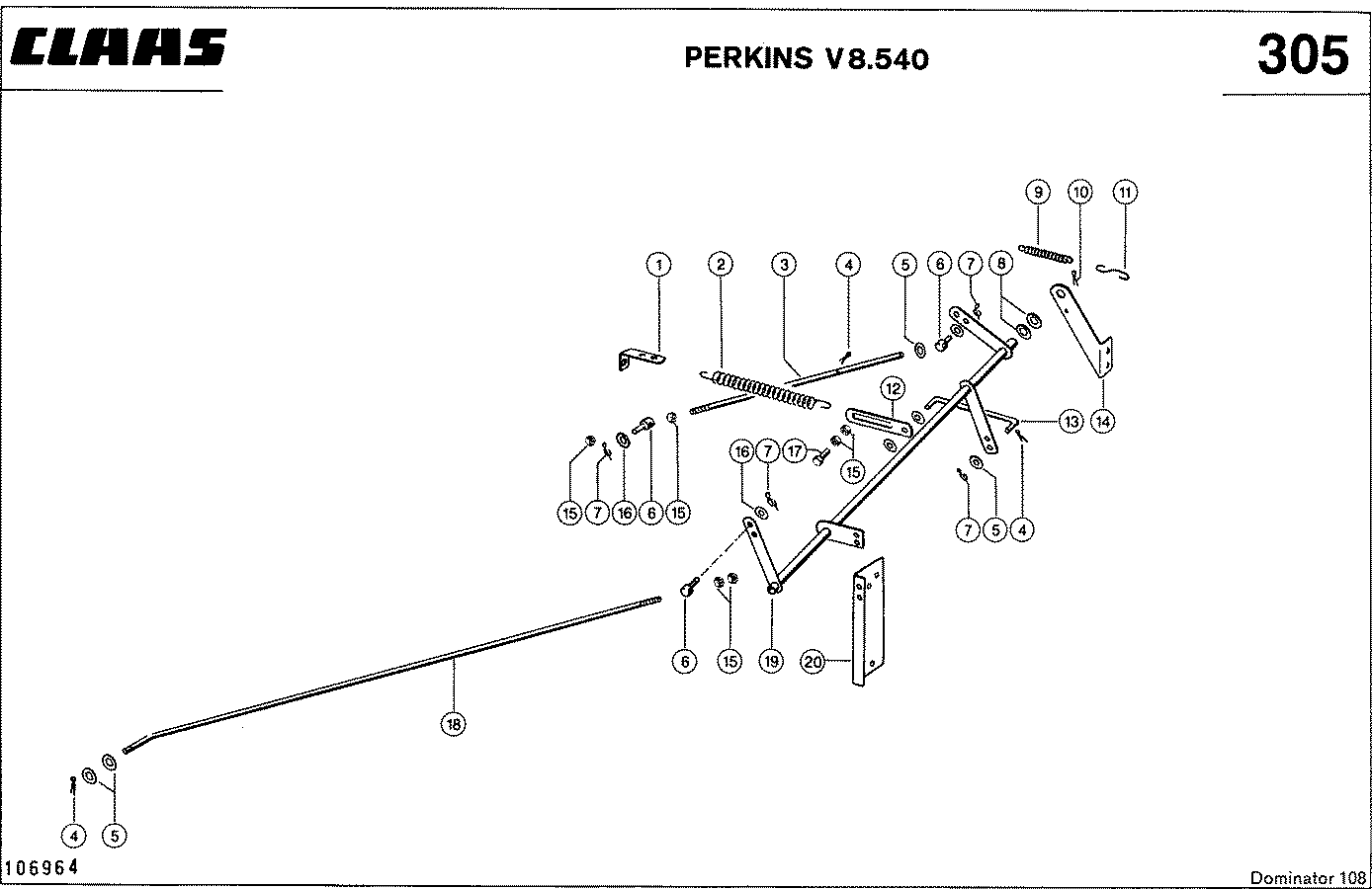 DOMINATOR - PERKINS V8.540; РЕГУЛИРОВАНИЕ