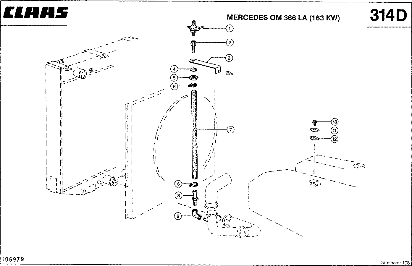 DOMINATOR - MERCEDES OM 366 LA (163 KW); ОТОПЛЕНИЕ