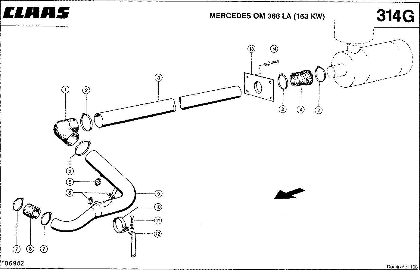 DOMINATOR - MERCEDES OM 366 LA (163 KW); LUFTFILTERA