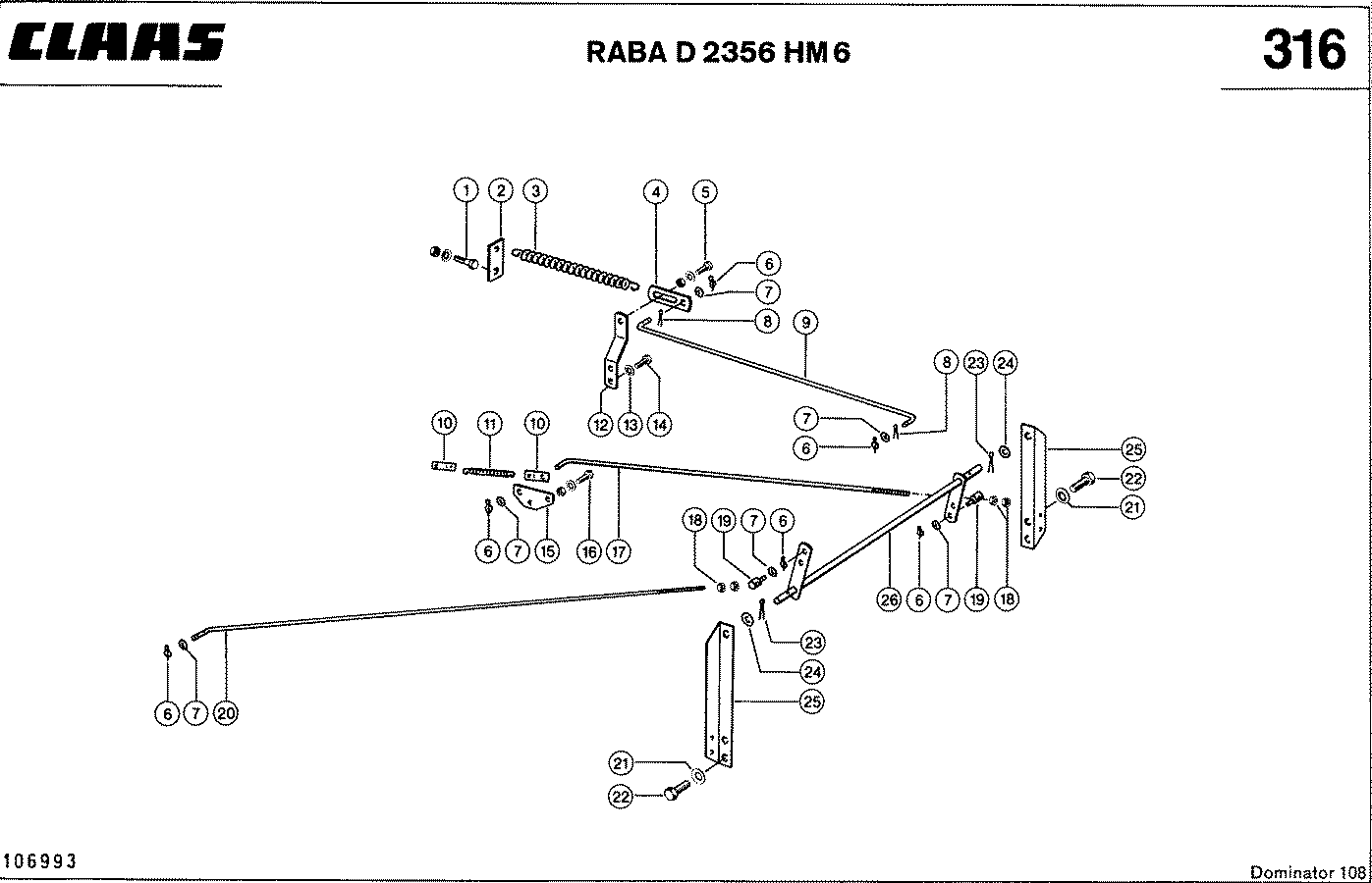 DOMINATOR - RABA D 2356 HM 6; РЕГУЛИРОВАНИЕ