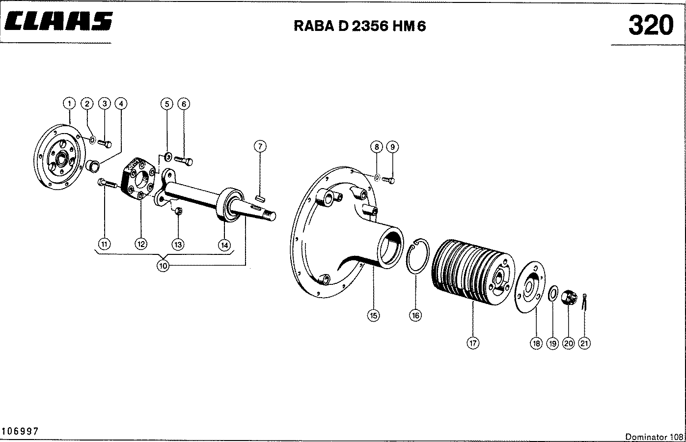 DOMINATOR - RABA D 2356 HM 6; ОТБОР МОЩНОСТИ
