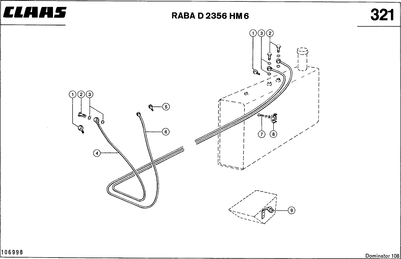 DOMINATOR - RABA D 2356 HM 6; СИСТЕМА ПИТАНИЯ