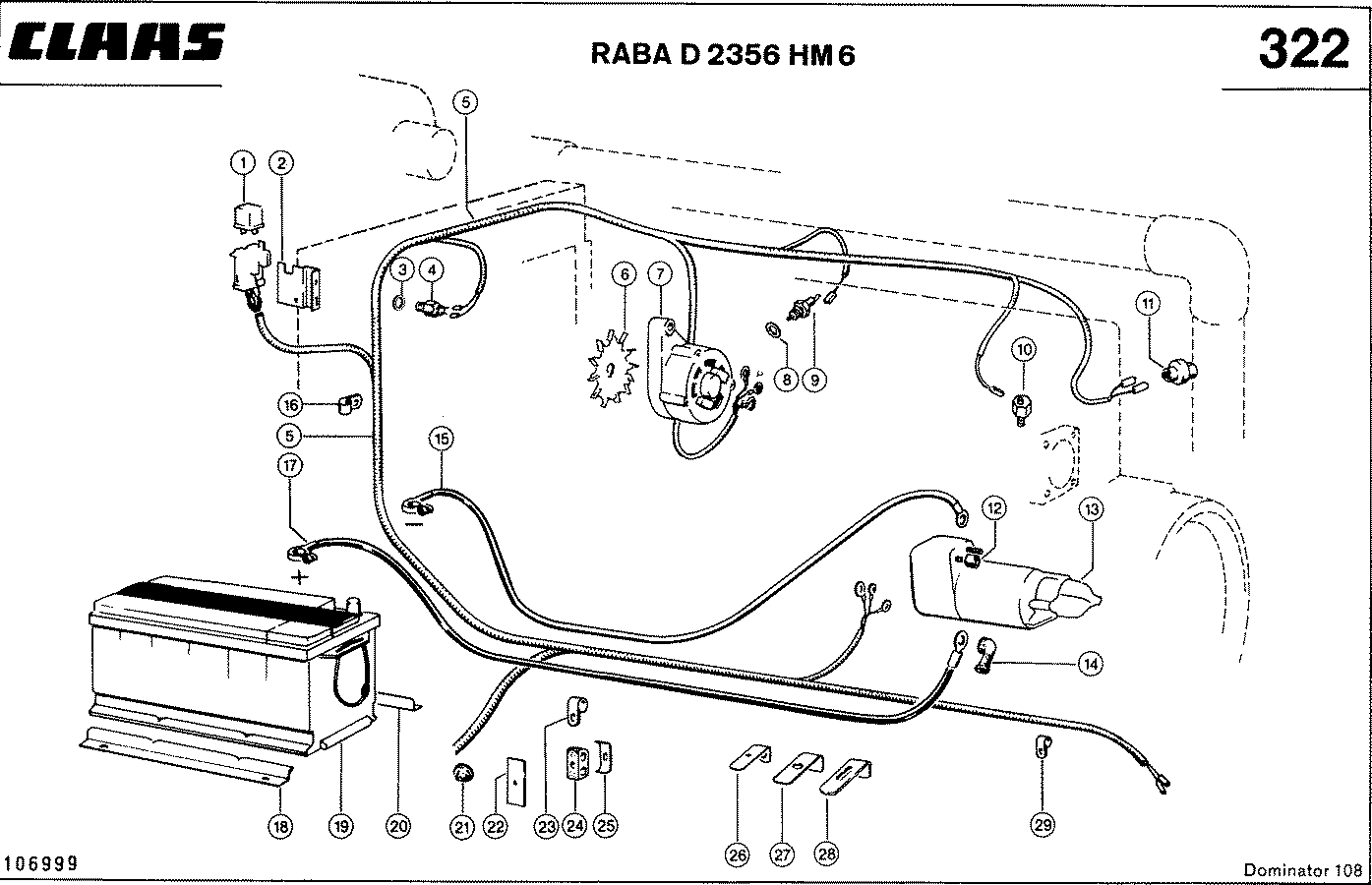 DOMINATOR - RABA D 2356 HM 6; ЭЛЕКТРИКА ДВИГАТЕЛЯ