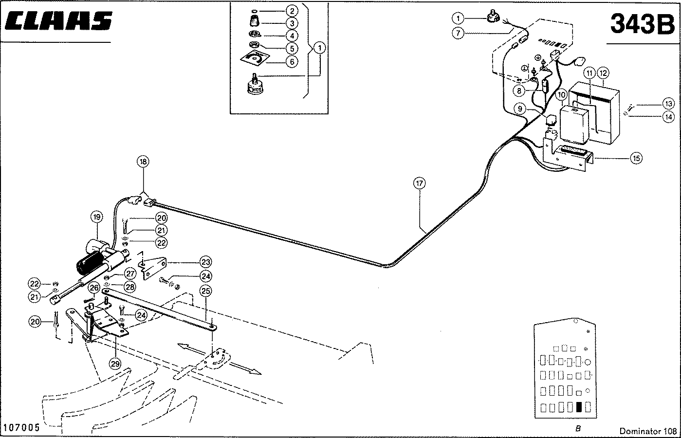 DOMINATOR - ELEKTRISCHE STREUBLECHVERSTELLUNG, VAR.