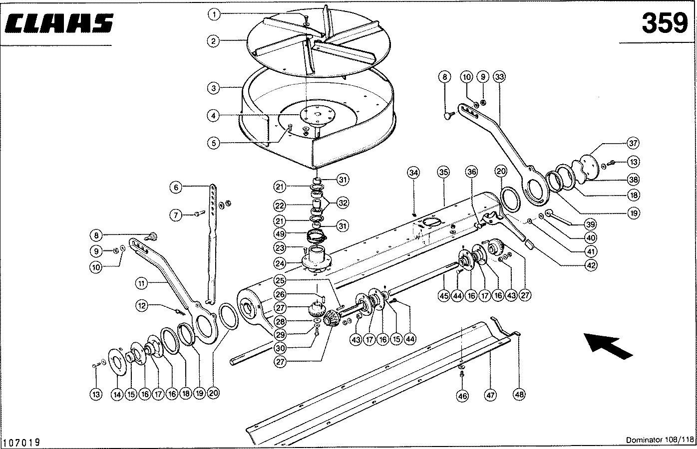DOMINATOR - SPREUVERTEILER, VAR. 9134, 7093