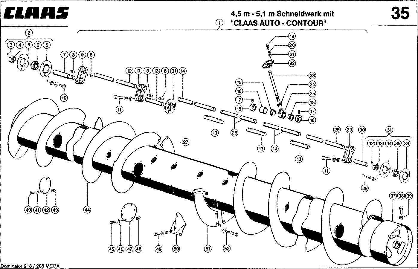 MEGA - MULTIFINGER-EINZUGSTROMMEL, "CLAAS AUTO