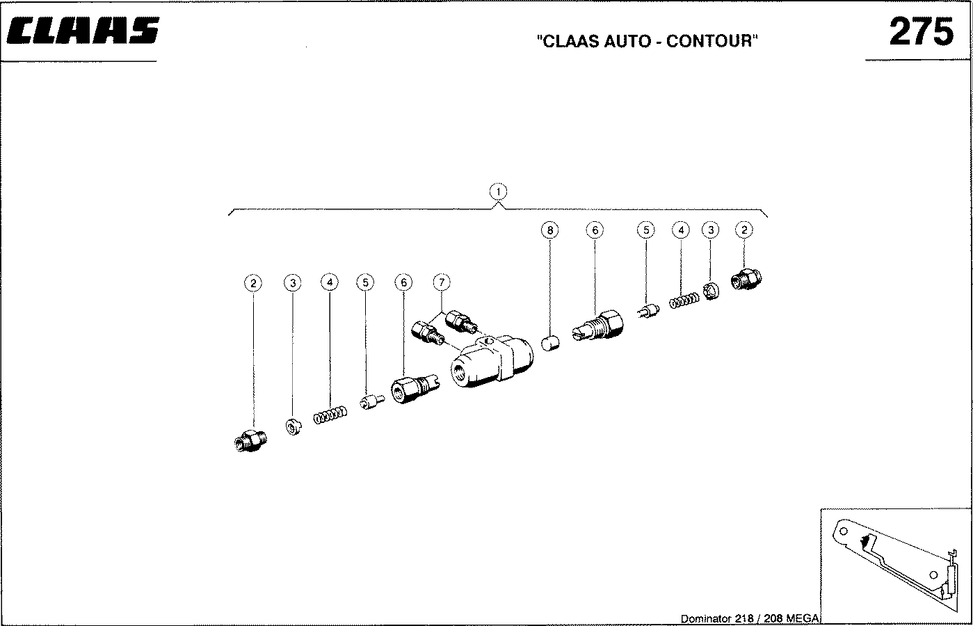 MEGA - ГИДРОЗАМОК, "CLAAS AUTO - CONTOUR"