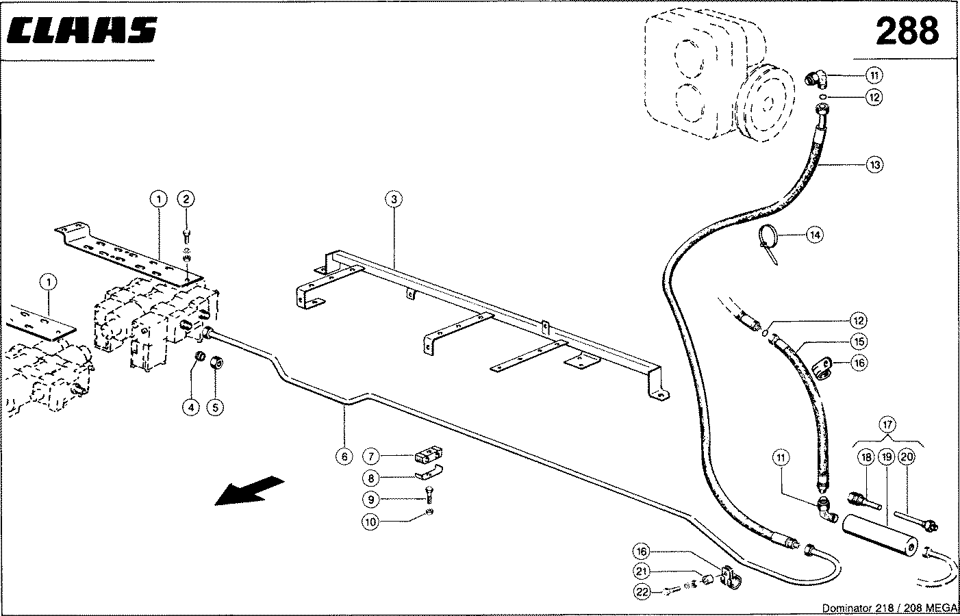 MEGA - HYDRAULIKLEITUNGEN, (PUMPE - VENTILBLOC