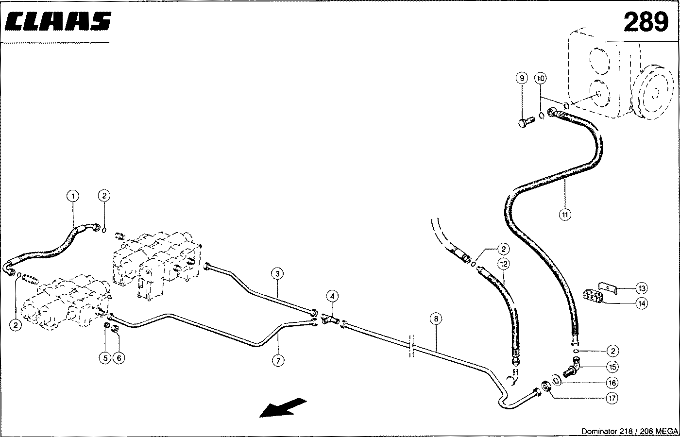 MEGA - HYDRAULIKLEITUNGEN, (VENTILBLOCK - PUMP