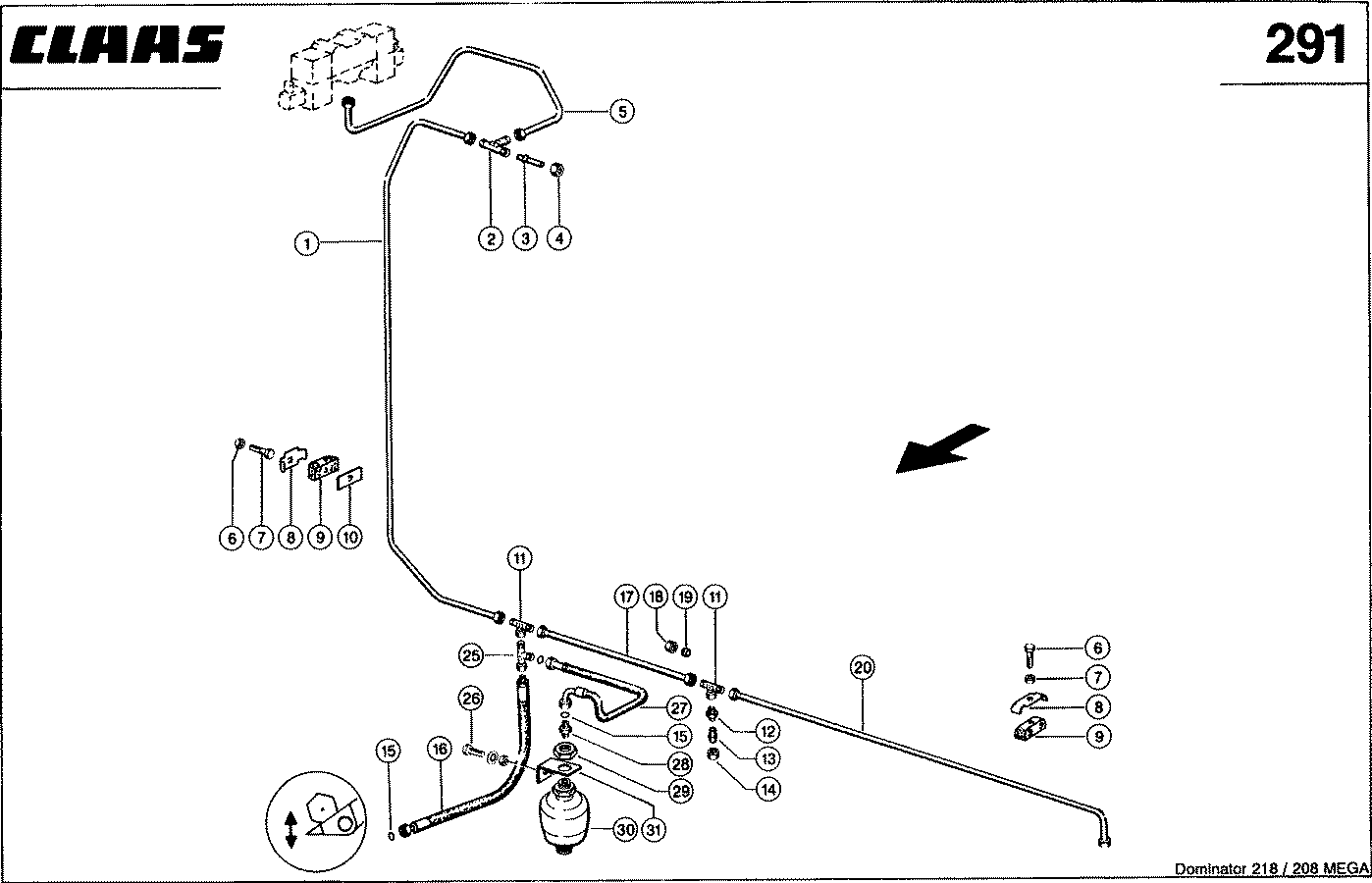 MEGA - HYDRAULIKLEITUNGEN, (VENTILBLOCK - SCHN