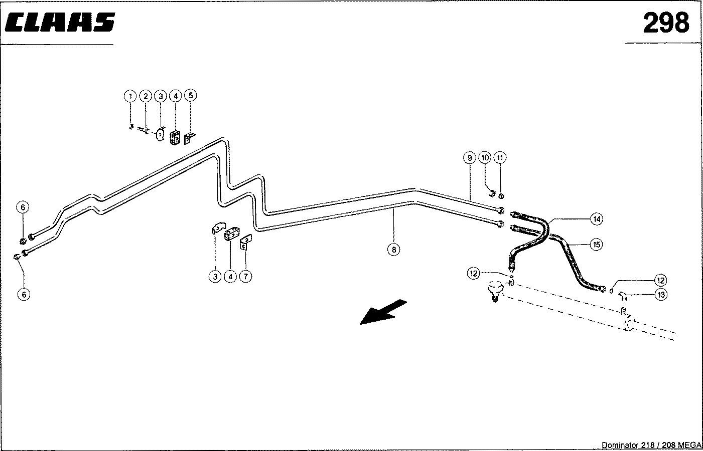 MEGA - HYDRAULIKLEITUNGEN, (LENKUNG - LENKACHS