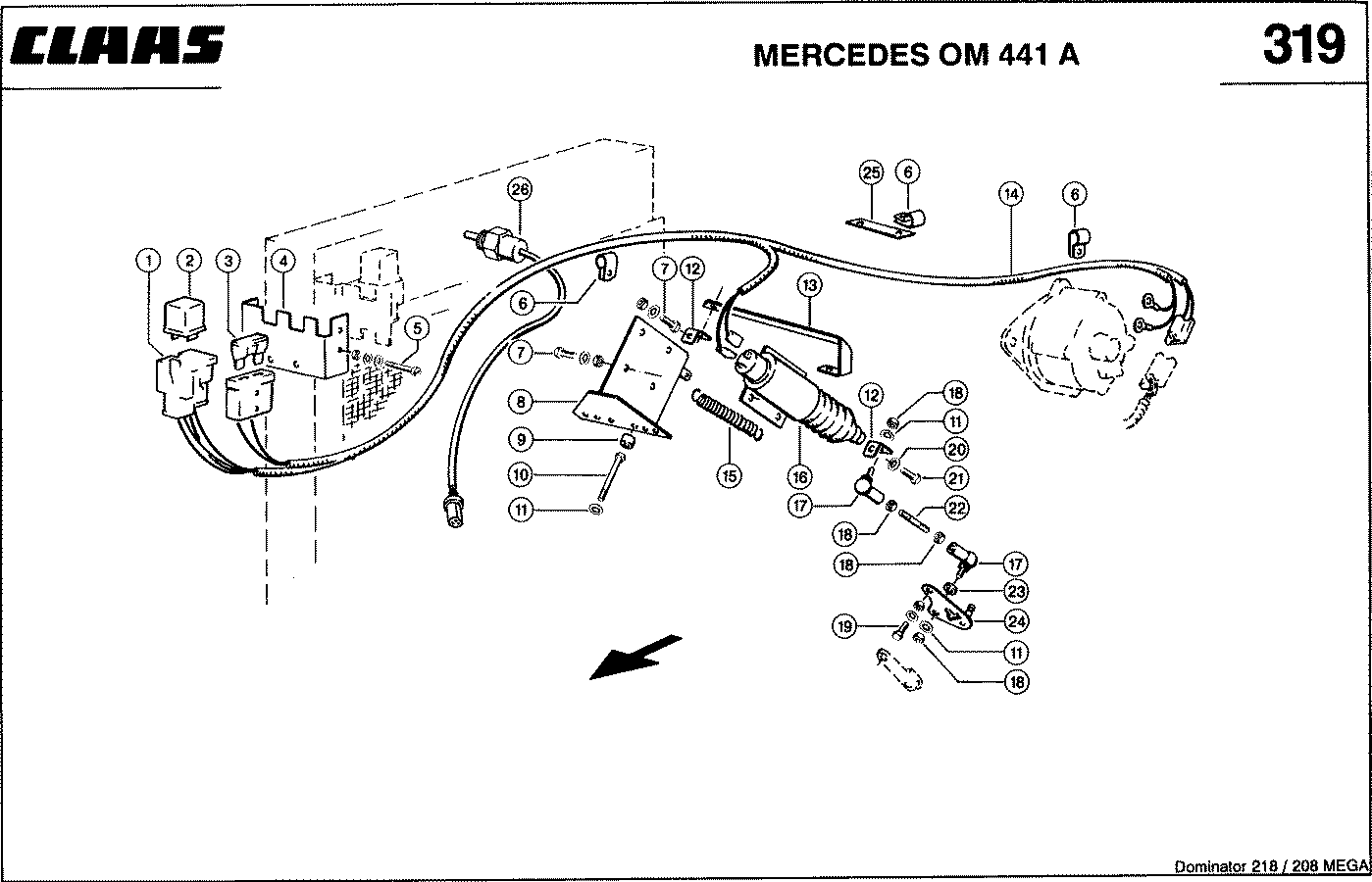 MEGA - MERCEDES OM 441 A; MOTORWAECHTER