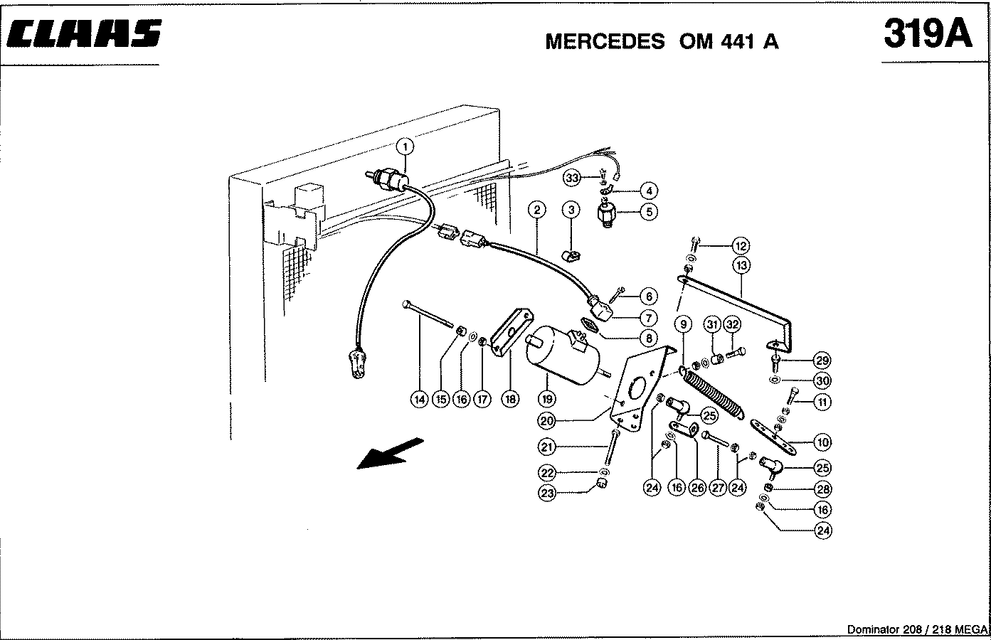 MEGA - MERCEDES OM 441 A; MOTORWAECHTER