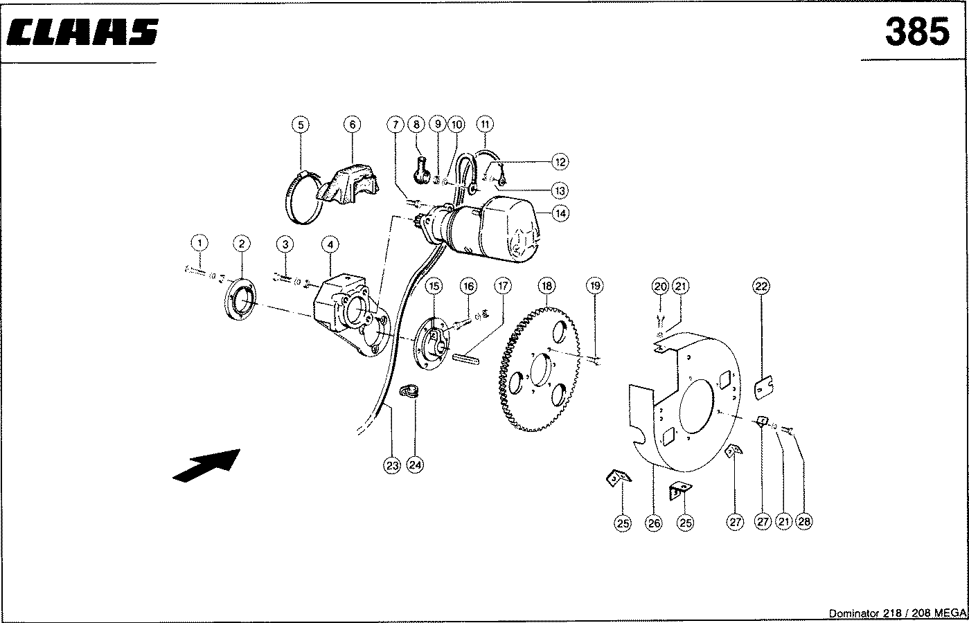MEGA - SCHNEIDWERK - REVERSIERANTRIEB, VAR. 79