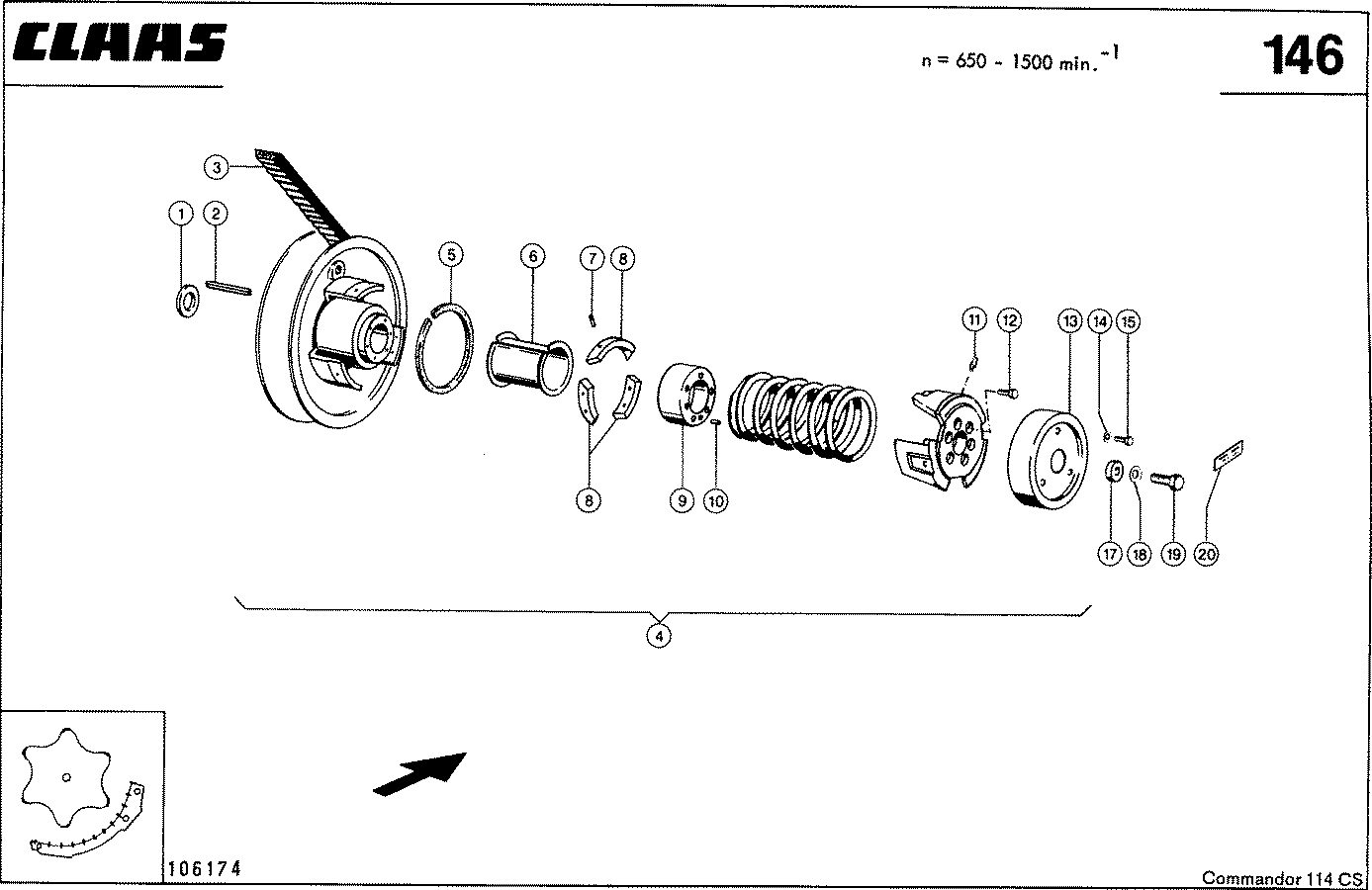 COMMANDOR - ВАРИАТОР БАРАБАНА, ВАР. 4831