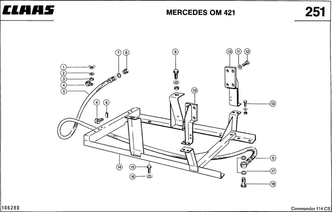 COMMANDOR - ПРИНАДЛЕЖНОСТИ ДВИГАТЕЛЯ, MERCEDES OM 421