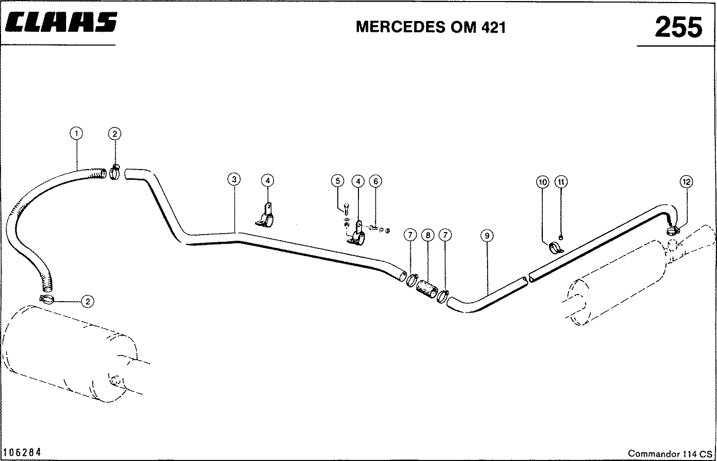 COMMANDOR - ПРИНАДЛЕЖНОСТИ ДВИГАТЕЛЯ, MERCEDES OM 421