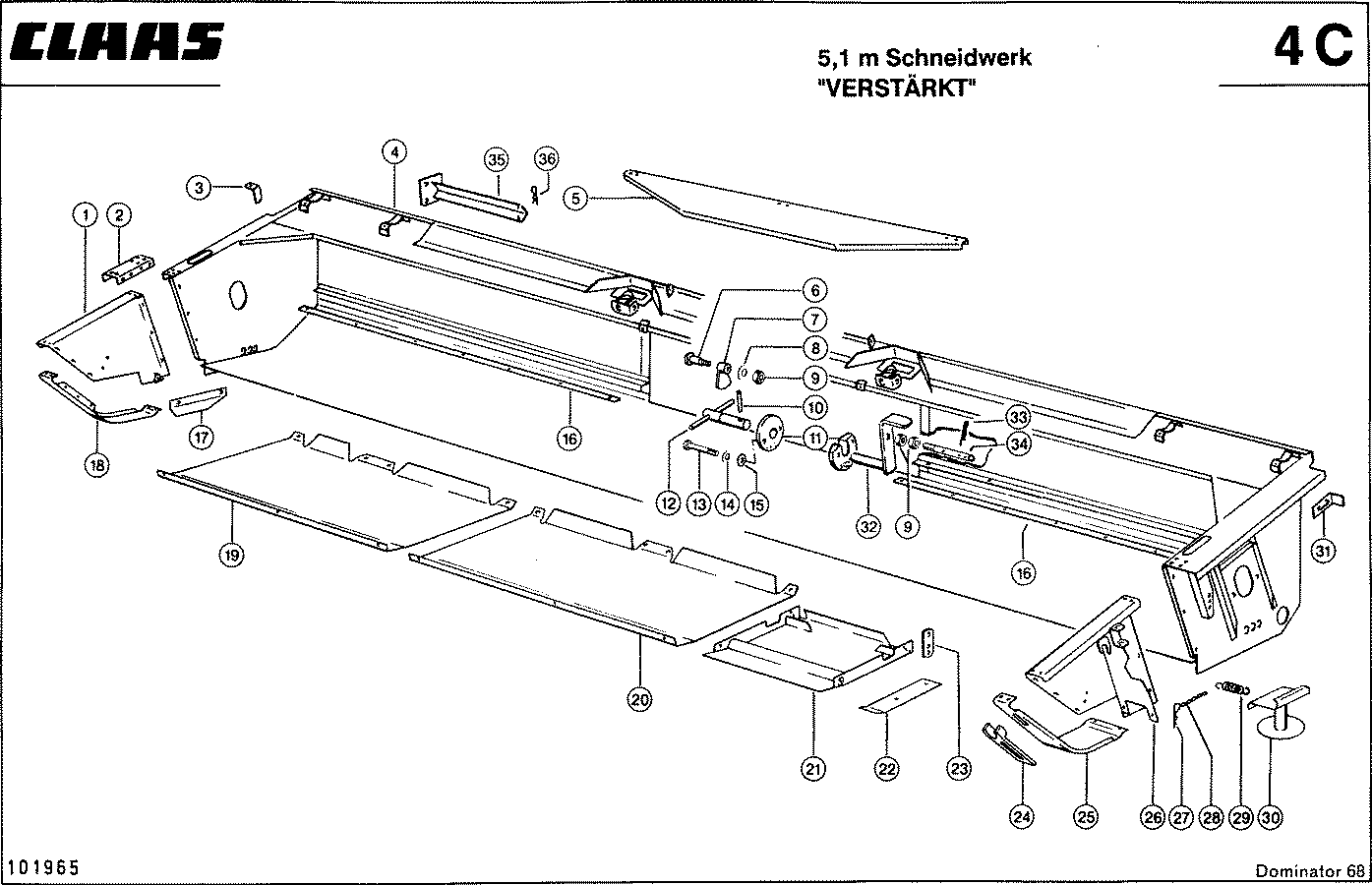DOMINATOR - 5,1 M КОРОБ ЖАТКИ, ВАР. 7606