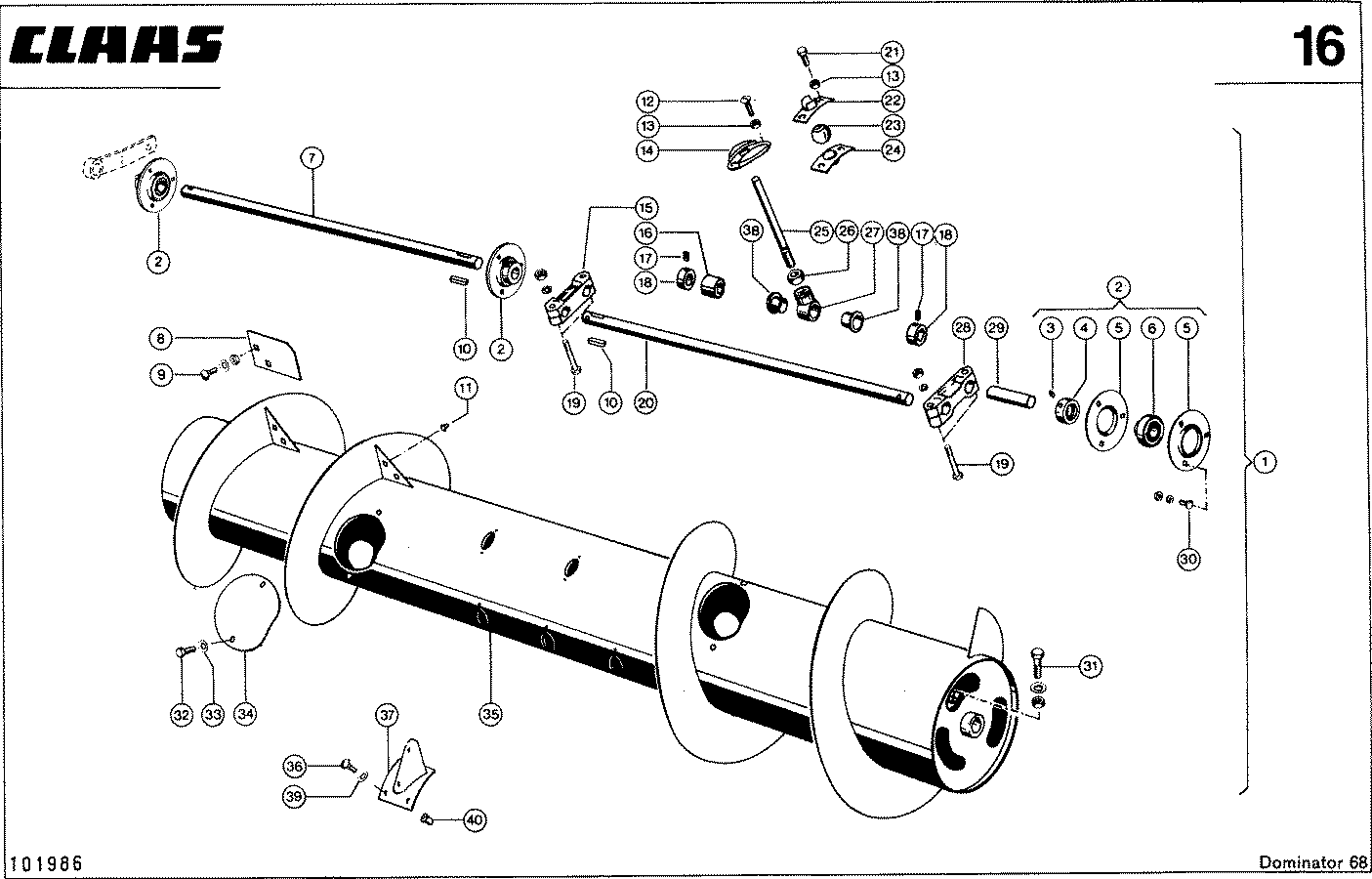 DOMINATOR - EINZUGSTROMMEL,BEI 3,0 M-5,1 M SCHNEIDW.