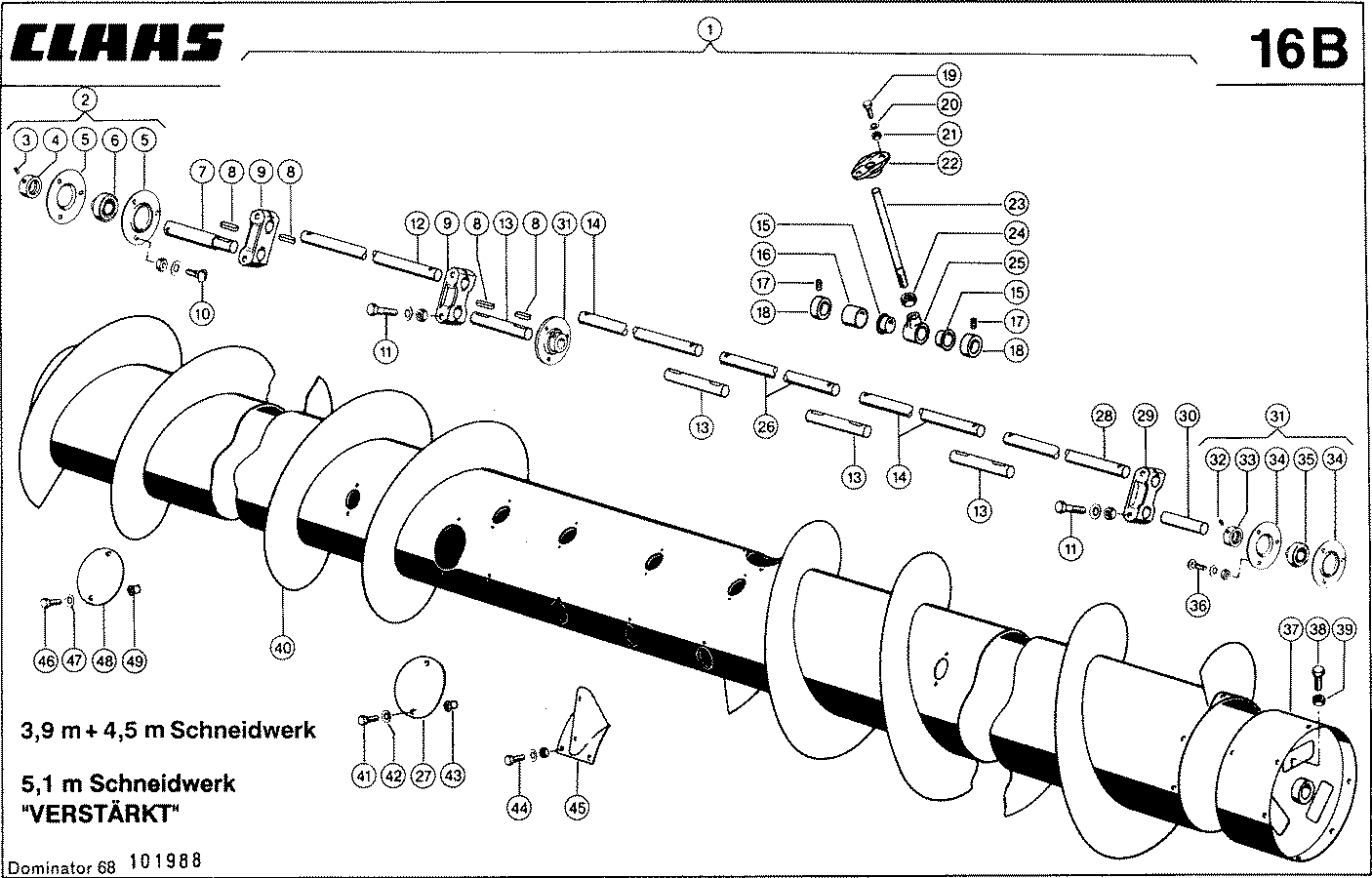 DOMINATOR - MULTIFINGER - EINZUGSTROMMEL,3,9M -5,1M