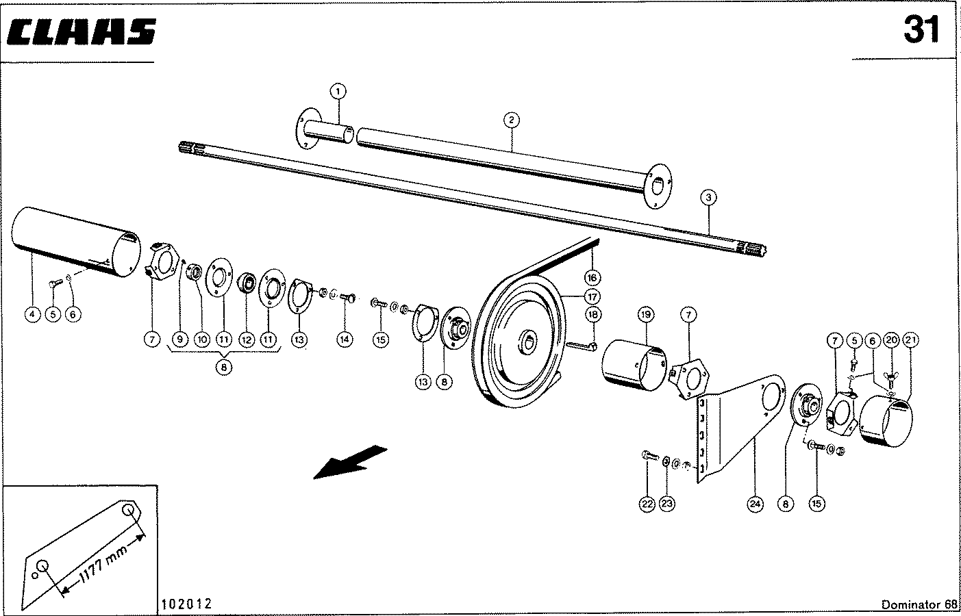 DOMINATOR - EINZUGSKANAL, (KURZ) VAR. 3809 UND 3810