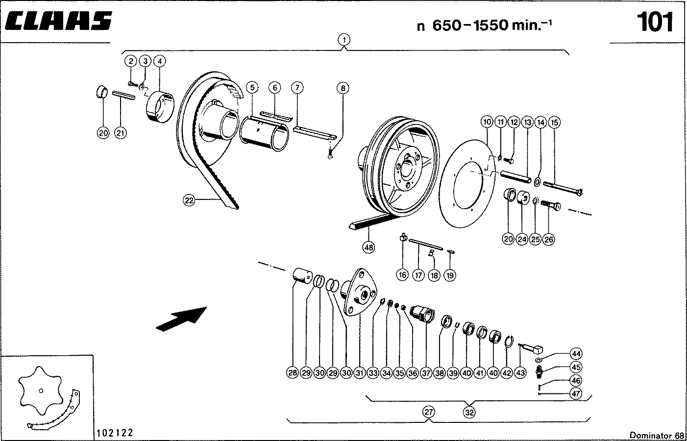 DOMINATOR - TROMMELREGELTRIEB,VAR.3806