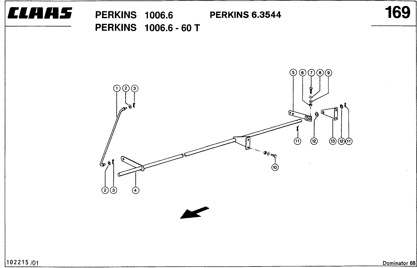 DOMINATOR - MOTORZUBEHOER, PERKINS 1006.6 UND 6.354