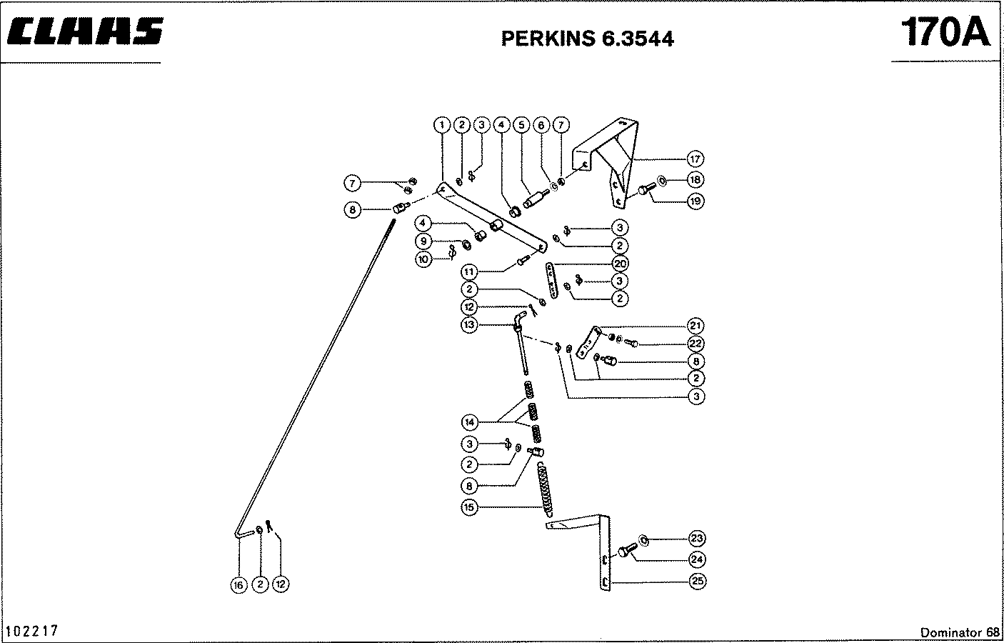 DOMINATOR - MOTORZUBEHOER, PERKINS 6.3544