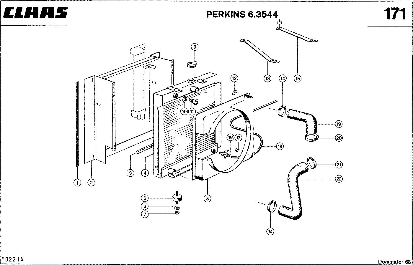 DOMINATOR - MOTORZUBEHOER, PERKINS 6.3544