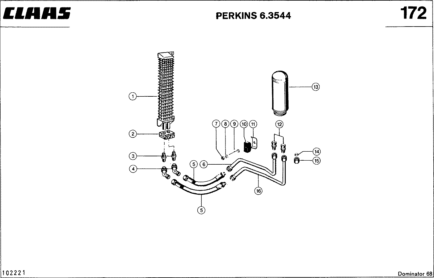 DOMINATOR - MOTORZUBEHOER, PERKINS 6.3544