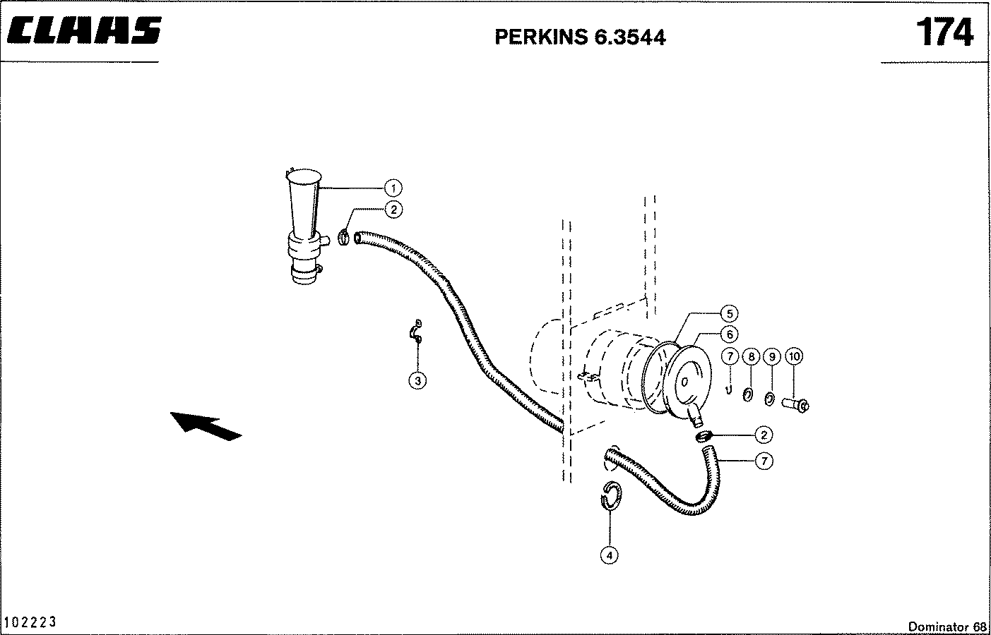 DOMINATOR - MOTORZUBEHOER,PERK.6.3544 VAR.4278/4468