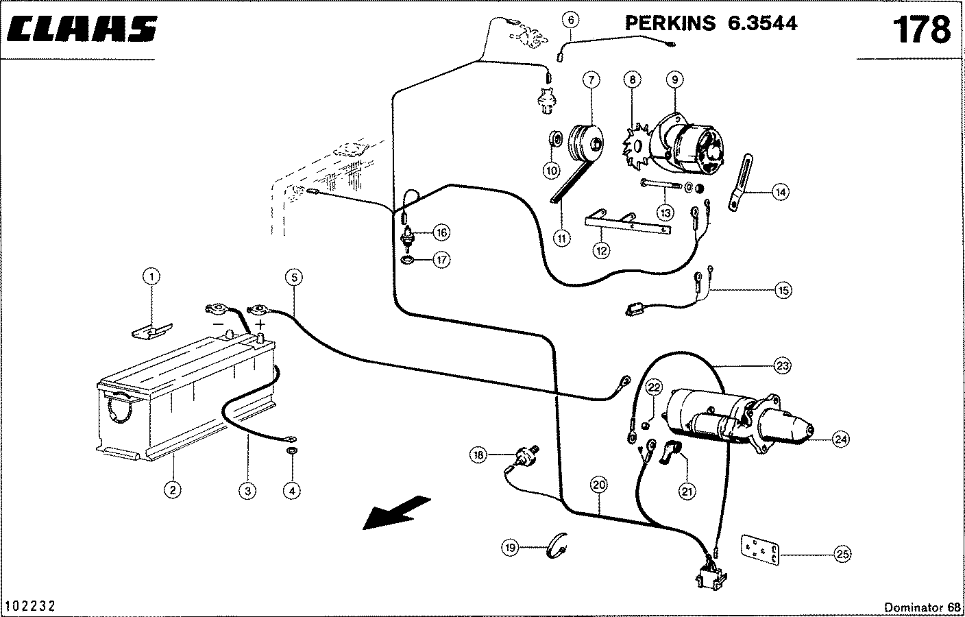 DOMINATOR - MOTORZUBEHOER, PERKINS 6.3544
