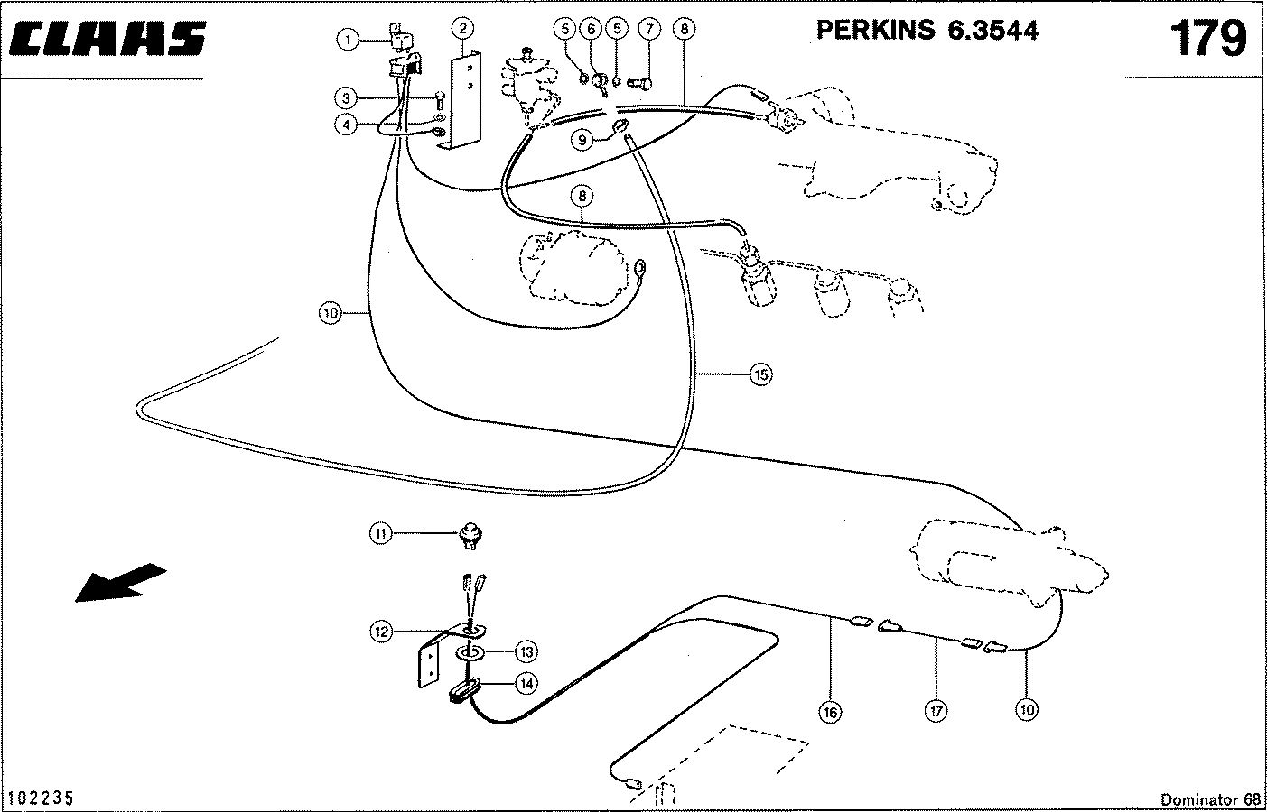 DOMINATOR - MOTORZUBEHOER, PERKINS 6.3544