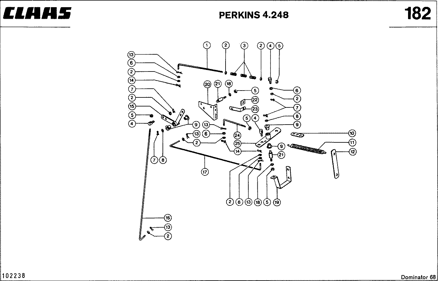 DOMINATOR - MOTORZUBEHOER, PERKINS 4.248