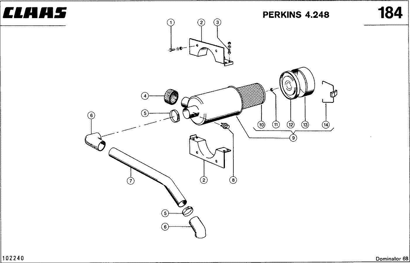 DOMINATOR - MOTORZUBEHOER, PERKINS 4.248