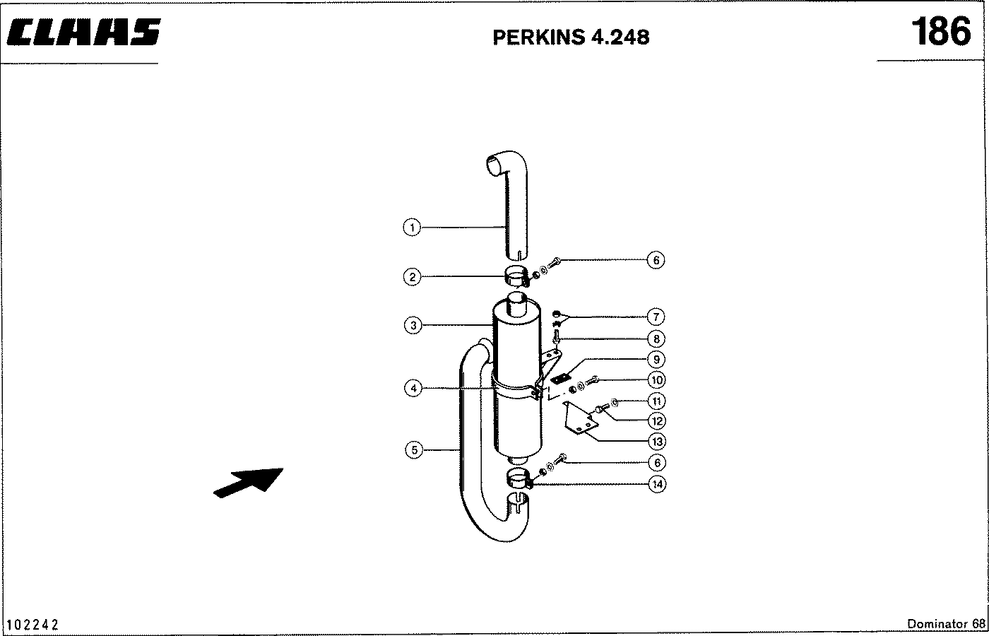 DOMINATOR - MOTORZUBEHOER, PERKINS 4.248