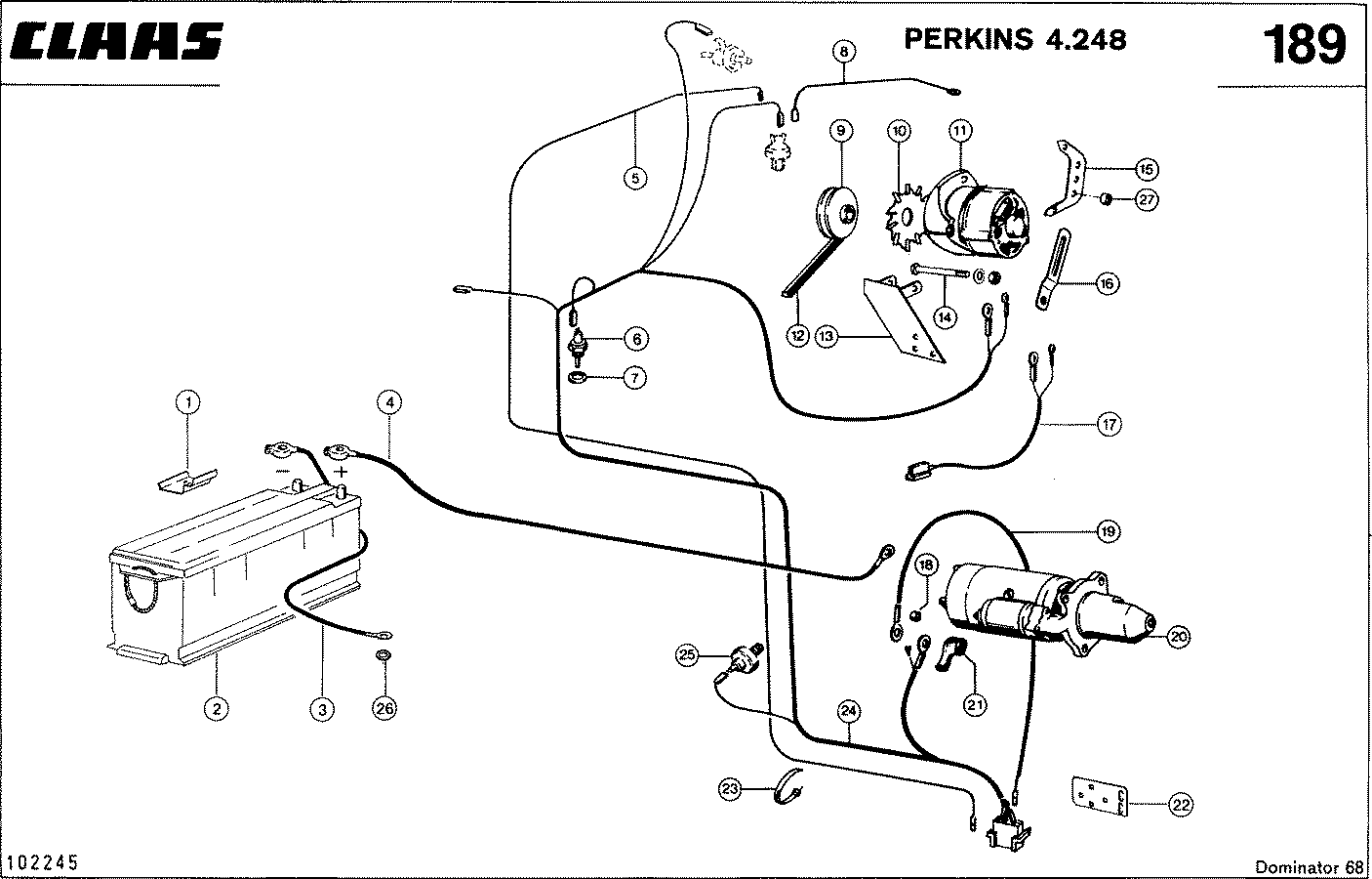 DOMINATOR - MOTORZUBEHOER, PERKINS 4.248