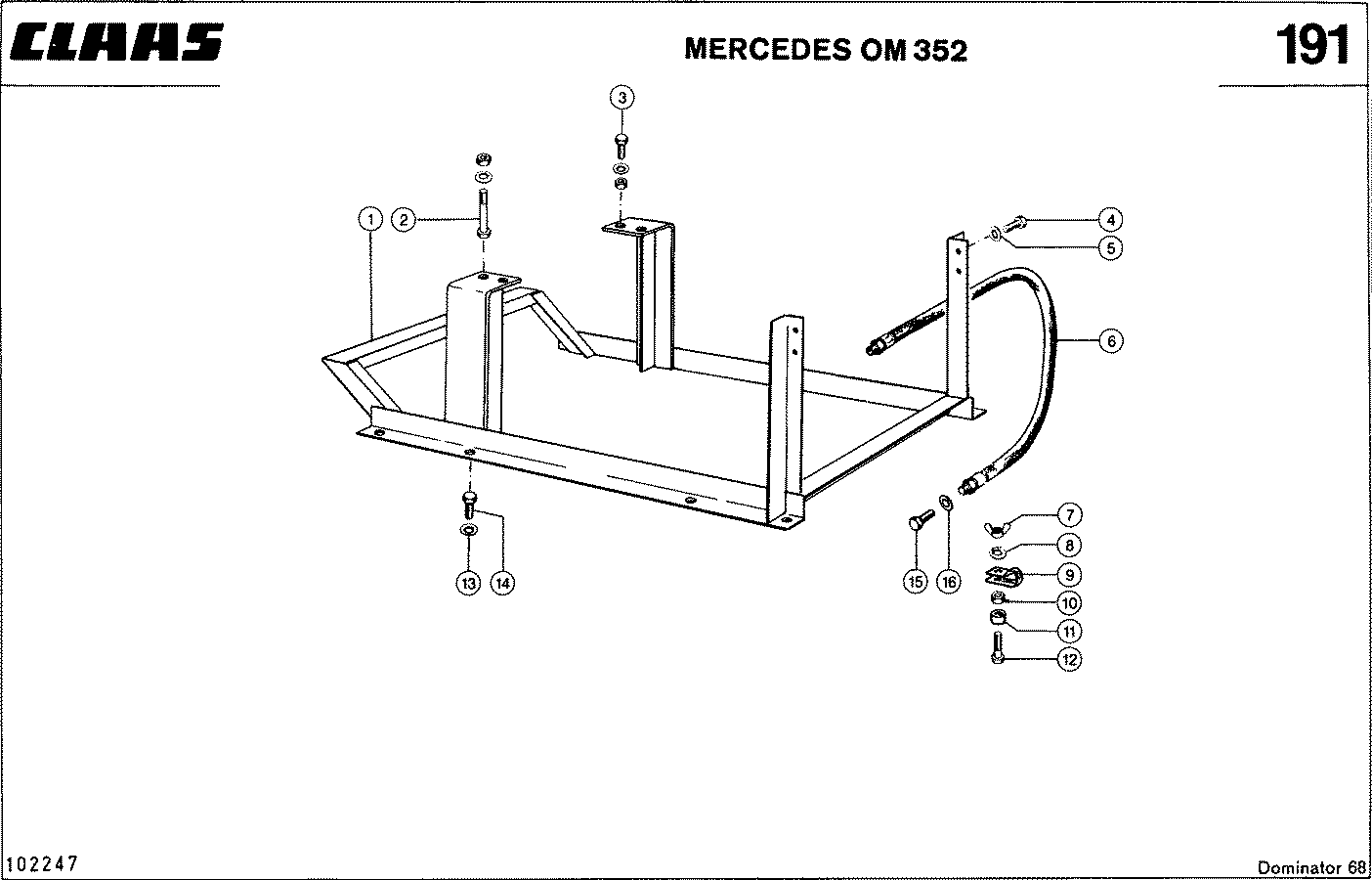 DOMINATOR - MOTORZUBEHOER, MERCEDES OM 352