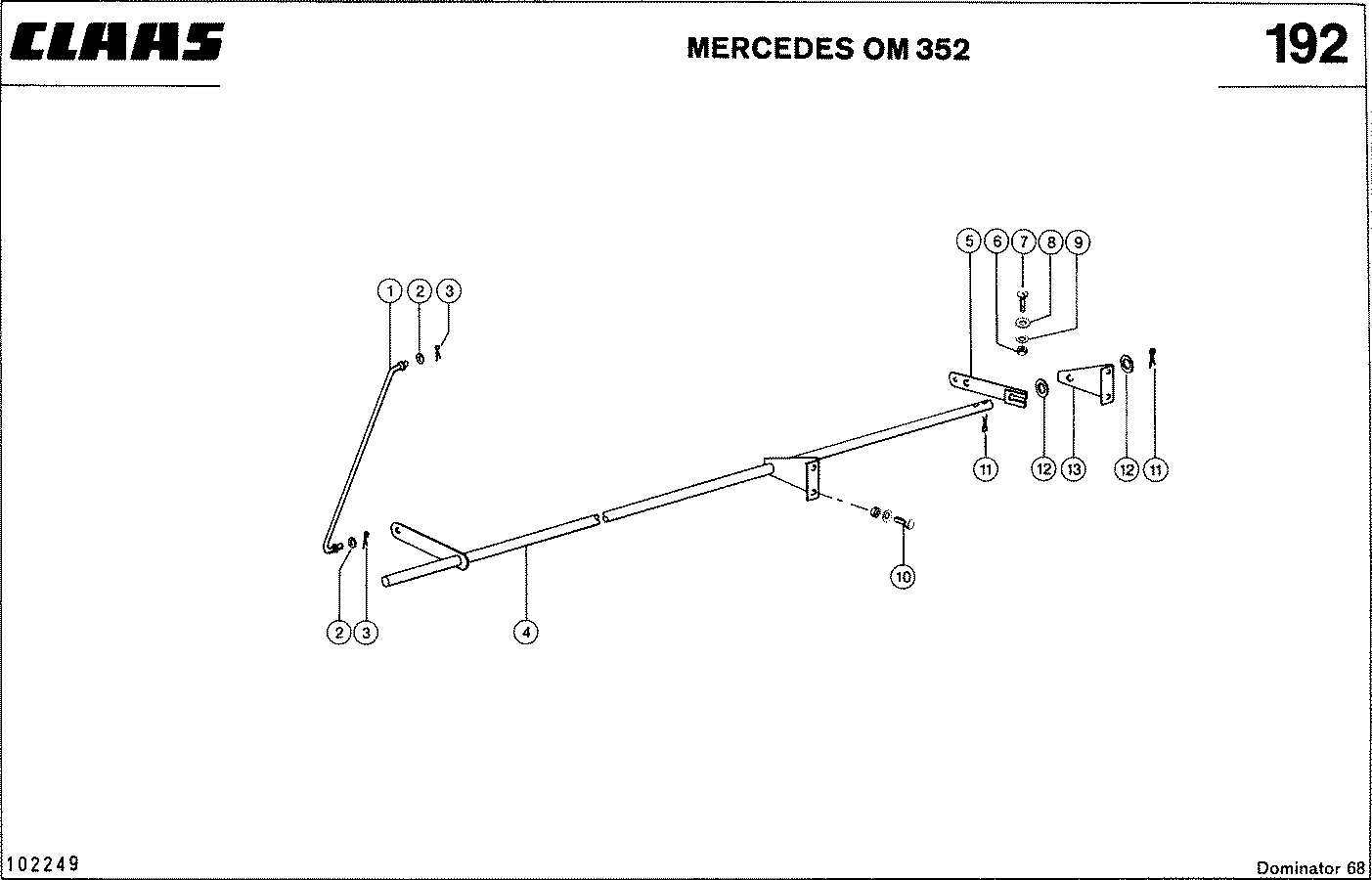 DOMINATOR - MOTORZUBEHOER, MERCEDES OM 352