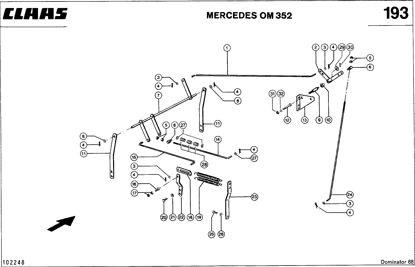 DOMINATOR - MOTORZUBEHOER, MERCEDES OM 352