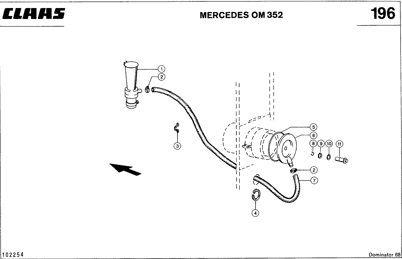 DOMINATOR - MOTORZUBEHOER,MERC.OM 352 VAR.4278/4468