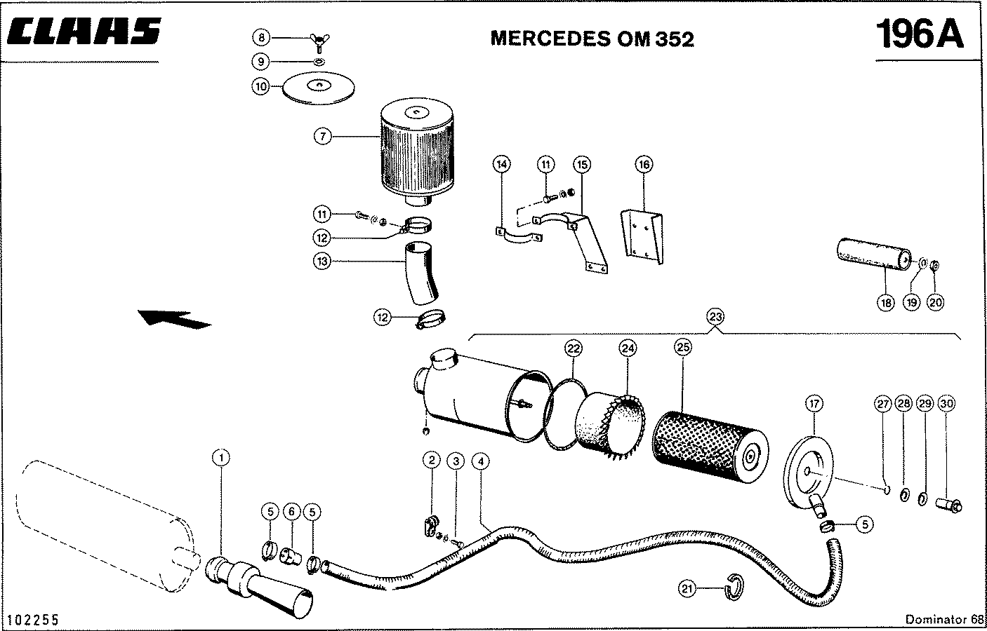 DOMINATOR - MOTORZUBEHOER, MERCEDES OM 352