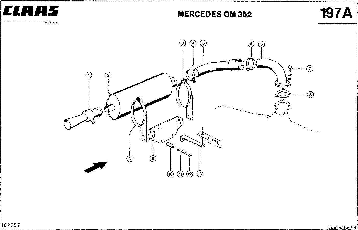 DOMINATOR - MOTORZUBEHOER, MERCEDES OM 352