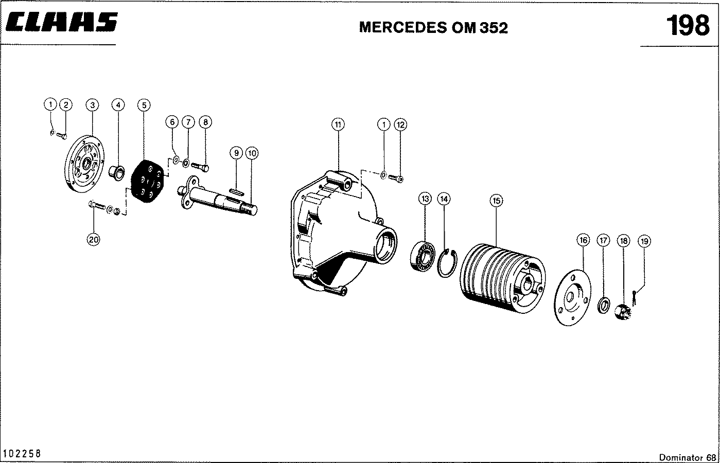 DOMINATOR - MOTORZUBEHOER, MERCEDES OM 352