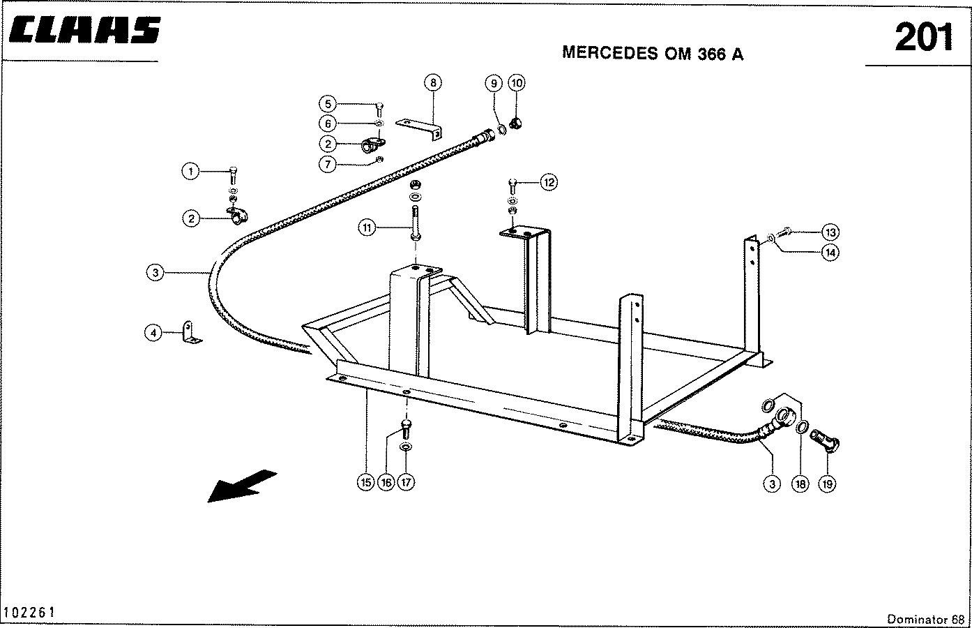 DOMINATOR - MOTORZUBEHOER, MERCEDES OM 366